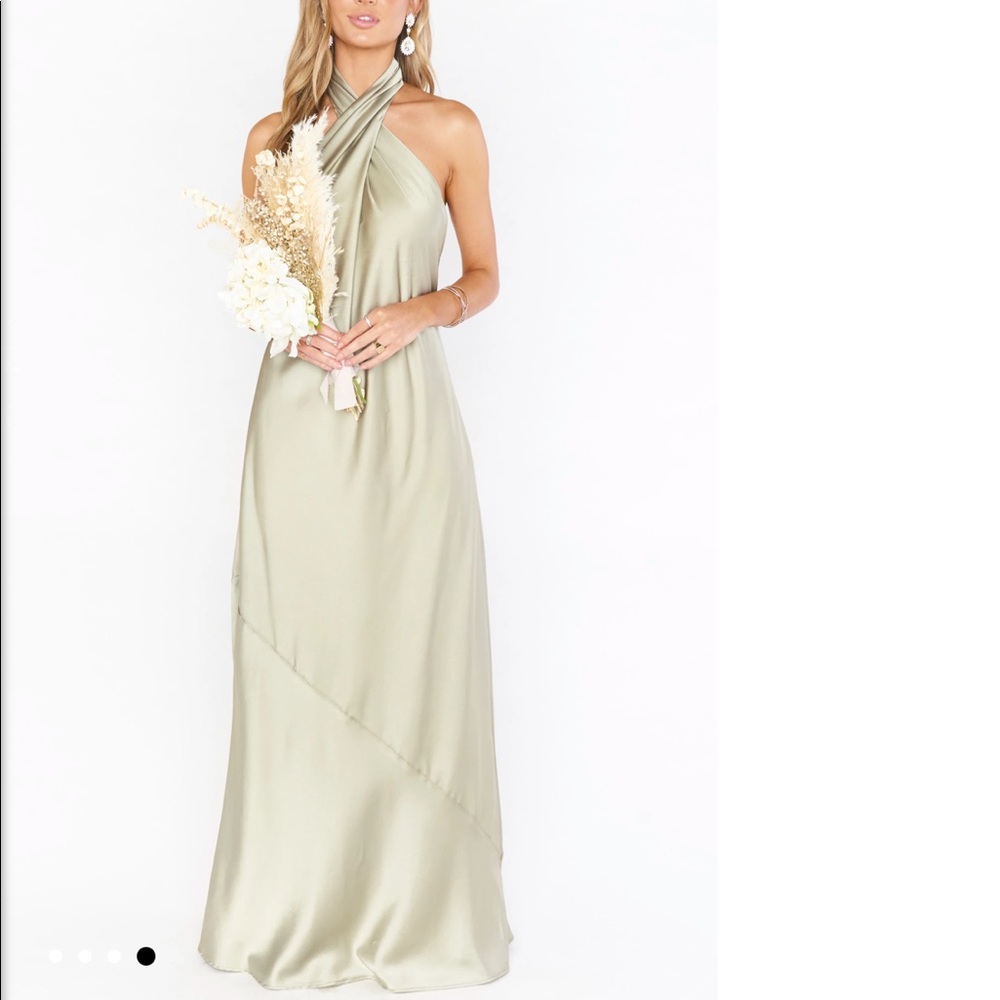 Show Me Your MuMu Jasmine Halter Maxi Dress
